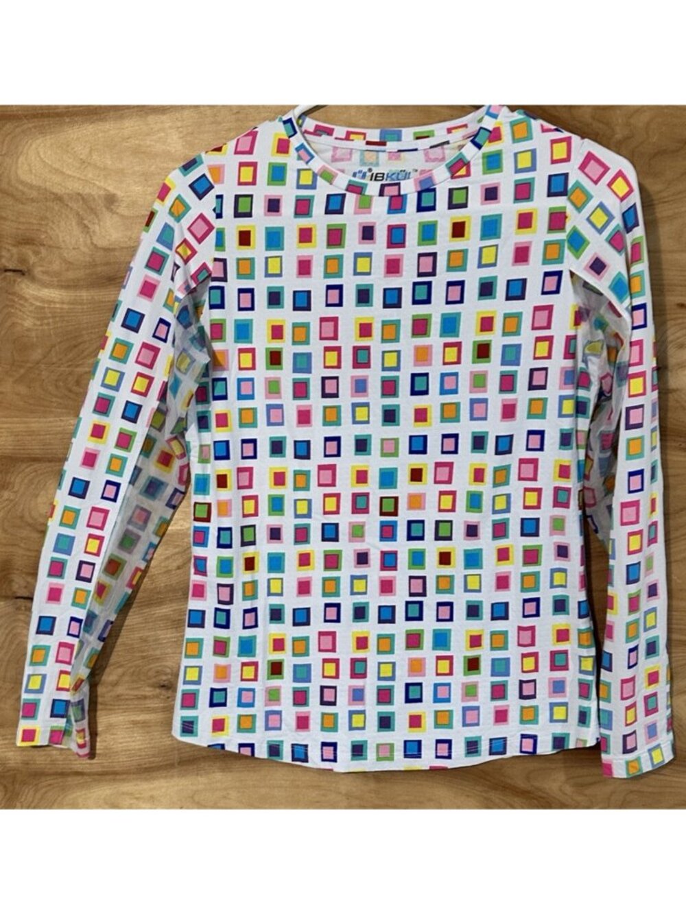 IBKUL Top Womens XS Quarter Zip Pullover Color Stretch Athletic Gorpcore